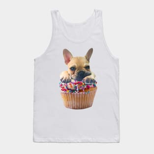 French Bulldog Cupcake Dog Tank Top